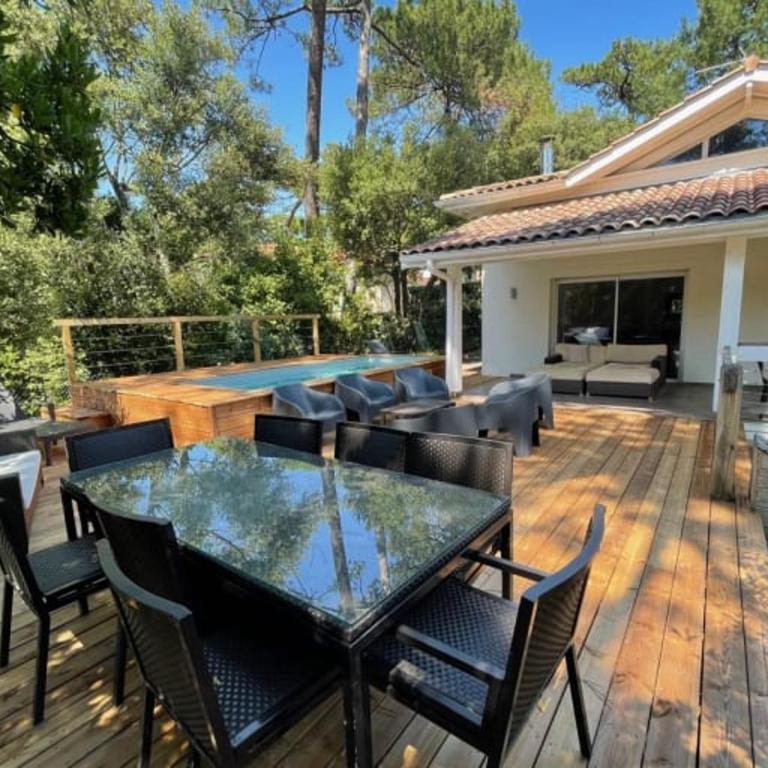 Magnifique villa climatisée -10 personnes avec Piscine et pétanque - Pyla - Villa - 5