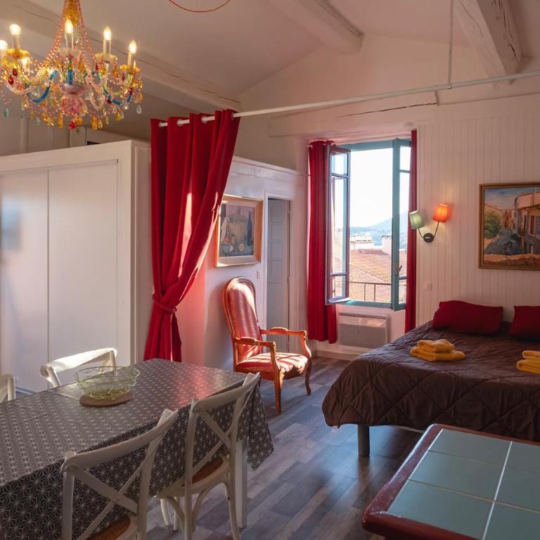 Maison sur la roche, vue mer exceptionnelle, quartier des peintres, calme, clim et wifi, parking privé, plages à pied - Casa con 1 dormitorio - 7