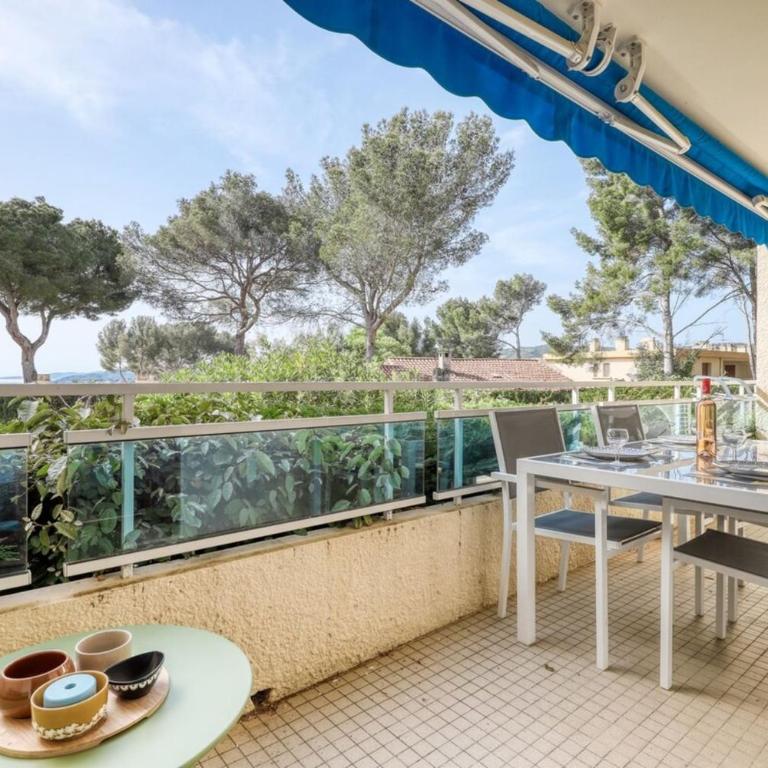 Recent T3 in residence with swimming pool in La Favière - Appartement 2 Chambres - 9