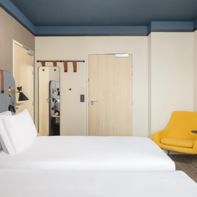 Hyatt Place Rouen - Chambre Lits Jumeaux avec Douche Accessible en Fauteuil Roulant - Vue sur Jardin - Accessible aux Personnes à Mobilité Réduite - 6