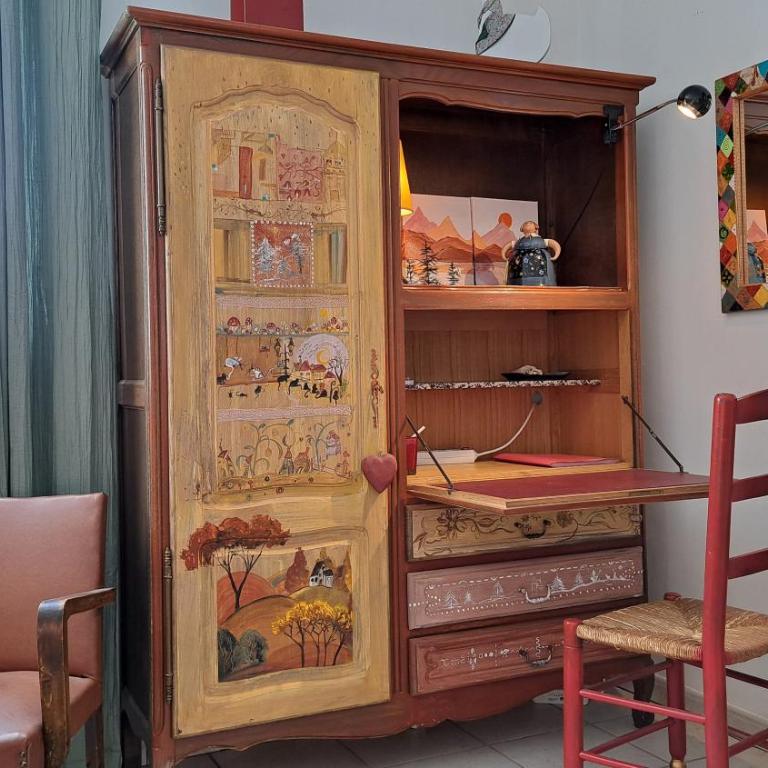 Appartement 55m, séjour, chambre, cuisine, jardin et parking privatifs - Apartment mit Terrasse - 10