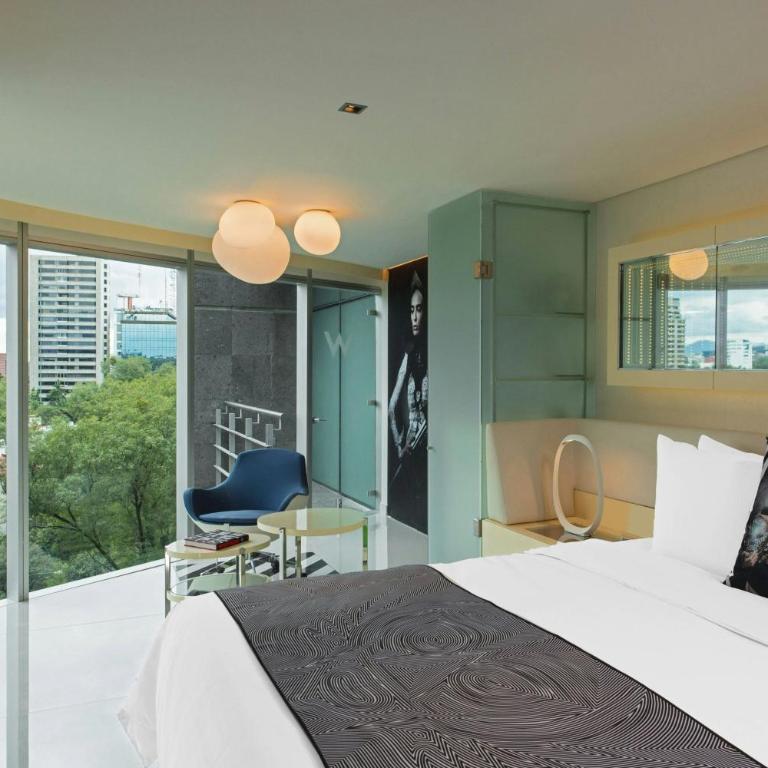 W Mexico City - Suite Urban de 1 dormitorio con cama extragrande y vistas a la ciudad - Habitación esquinera - 1