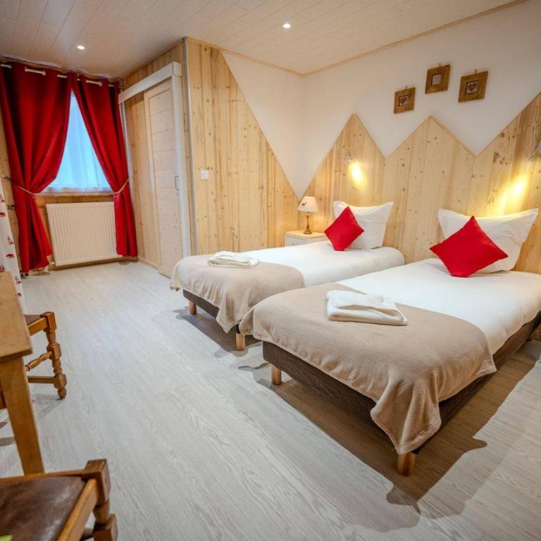 Hôtel du Centre - Chambre Lits Jumeaux - 1