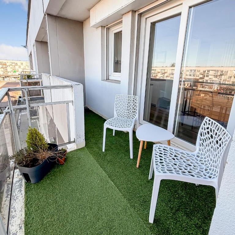 Chic & lumineux avec balcon - Appartement 1 Chambre - 30
