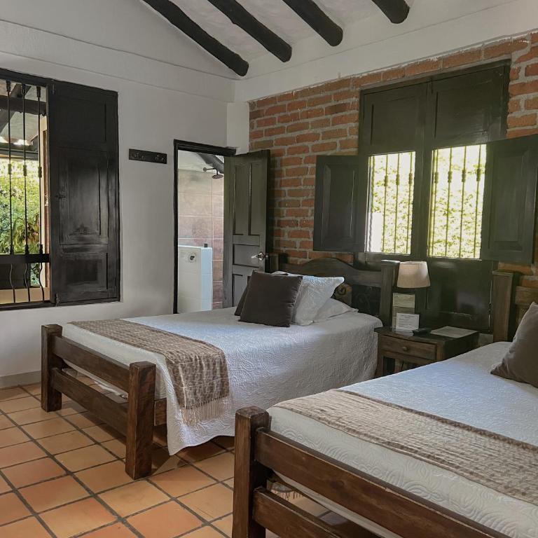 Finca Hotel Casa Nostra, villa Mariana - Habitación Doble Deluxe - 2 camas - 7