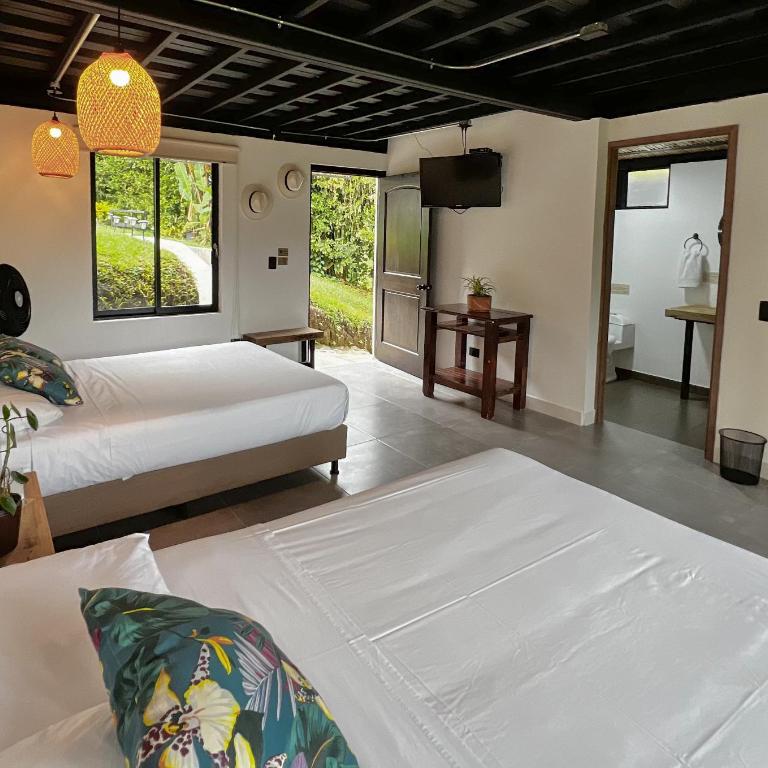 Finca Hotel Casa Nostra, villa Mariana - Habitación Doble con patio - 1
