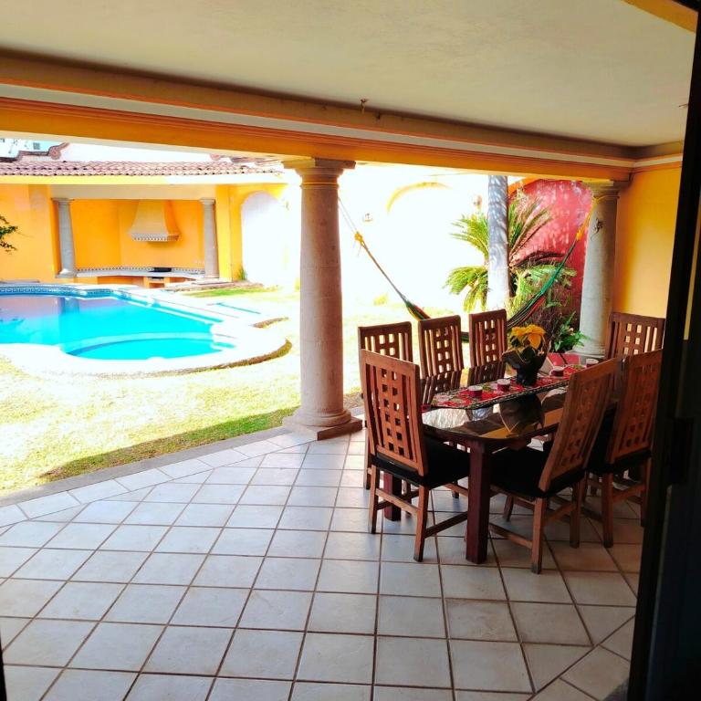Jardín Casa Chalma con Alberca, Billar & Vóleibol - Casa de 4 dormitorios - 8
