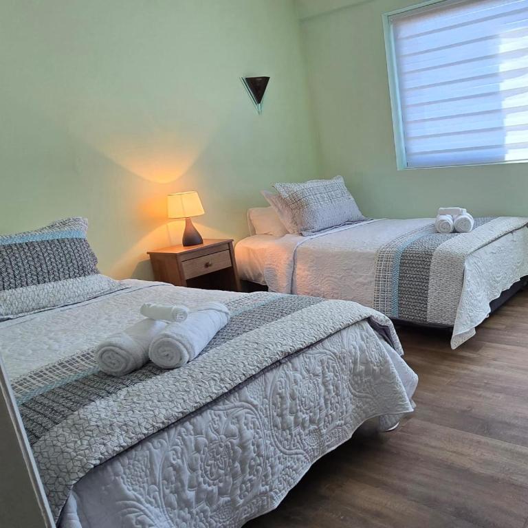 Hotel Nova Vida - Habitación Doble con baño privado - 2 camas - 3