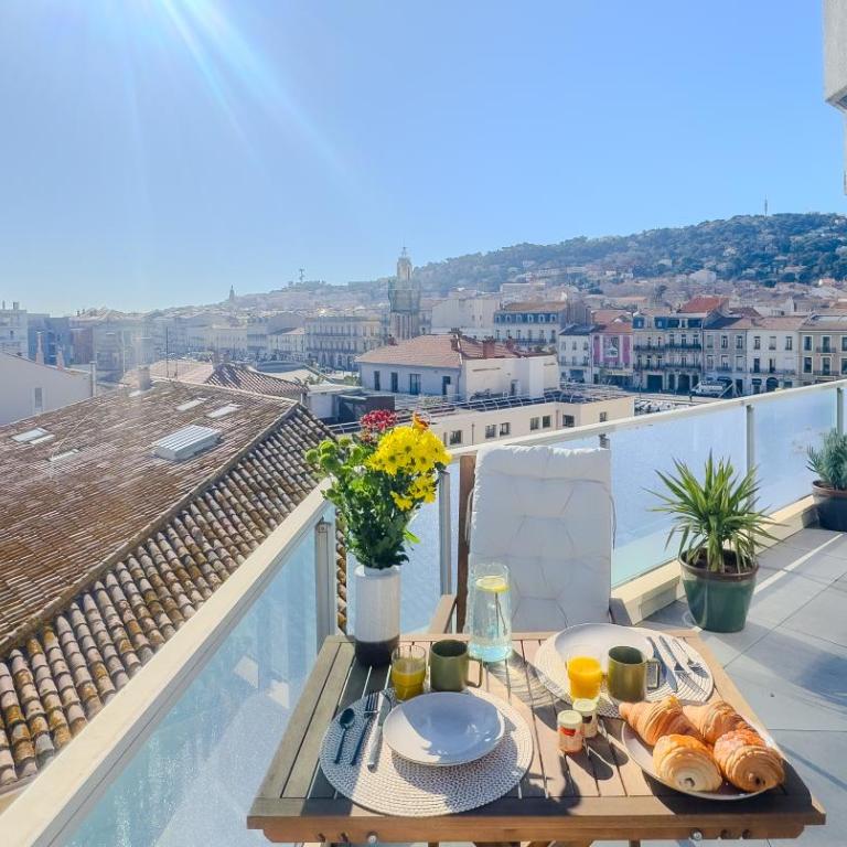L'Escale Sètoise , Terrasse, Vue Mont St Clair, Climatisation - Appartamento con 1 Camera da Letto - 6