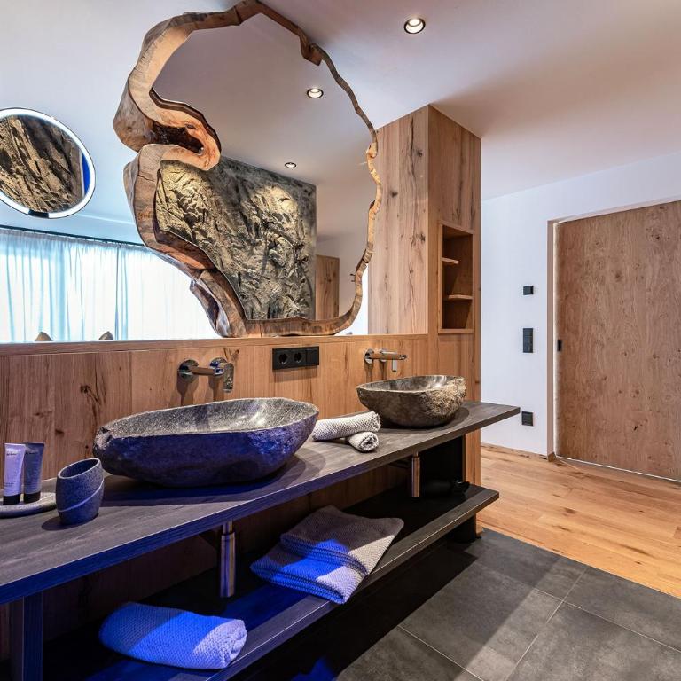 Krahof Dolomites - Urlaub auf dem Bauernhof - Apartment mit 1 Schlafzimmer, Balkon und Bergblick - 4