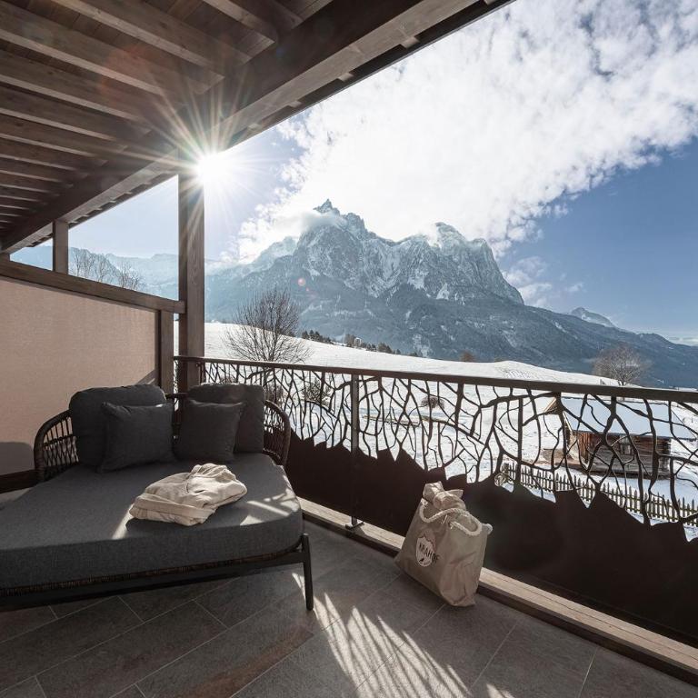 Krahof Dolomites - Urlaub auf dem Bauernhof - Apartment mit 2 Schlafzimmern und Bergblick - 5