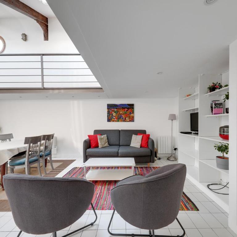 Large luxury Loft for 6 people by Weekome - Three-Bedroom Apartment - 1