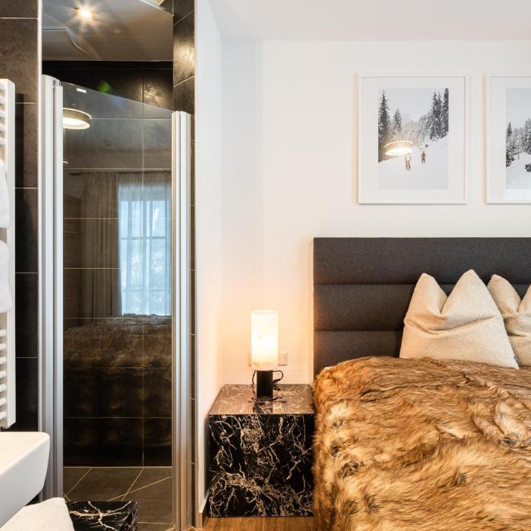 AlpenPura Boutique Chalets mit Sauna und Panoramablick - Chalet - 22