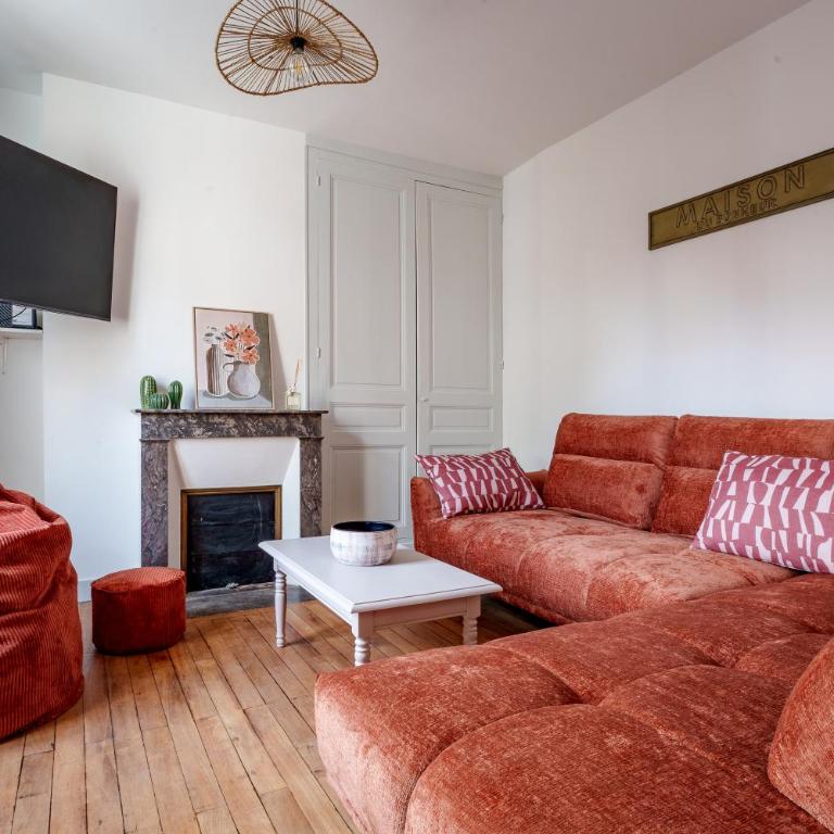 Maison clim jardin parking Tours centre 8 personnes 4 chambres - Haus mit 4 Schlafzimmern - 2