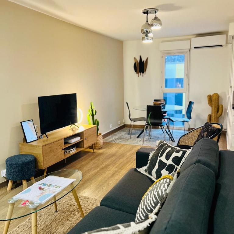 T2 Beaux Arts parking privé gratuit - Apartment mit 1 Schlafzimmer - 7