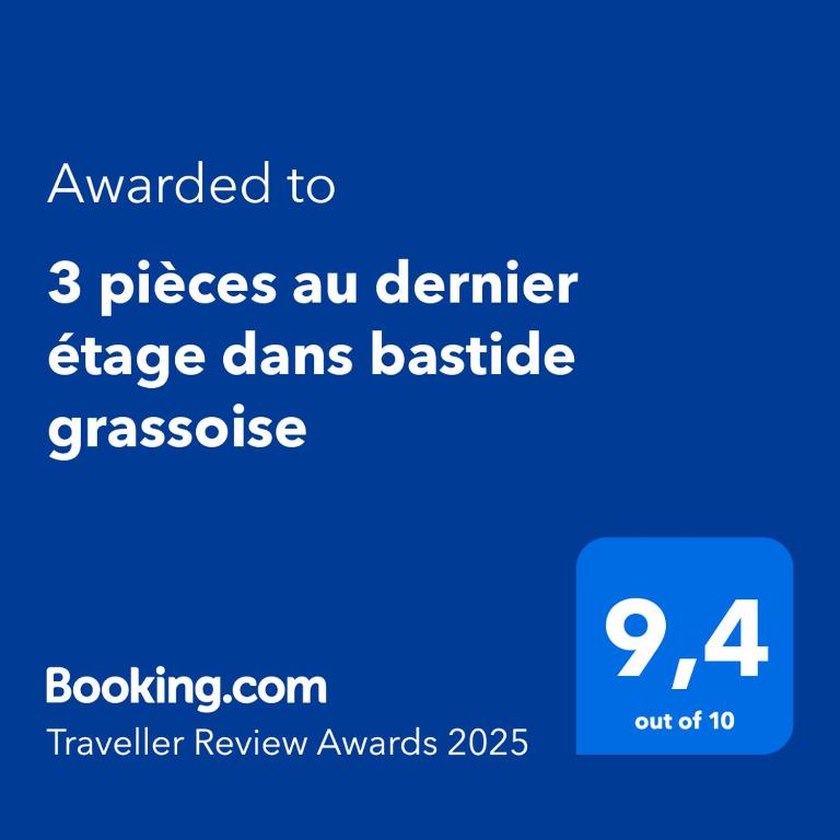 3 pièces au dernier étage dans bastide grassoise - Apartamento de 2 dormitorios - 34