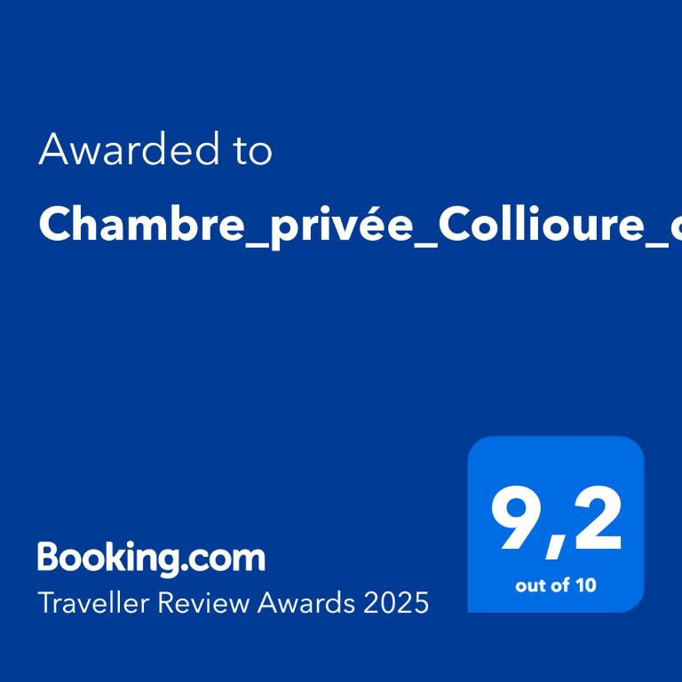 Chambre_privée_Collioure_centre - Doppelzimmer mit eigenem Bad - 12