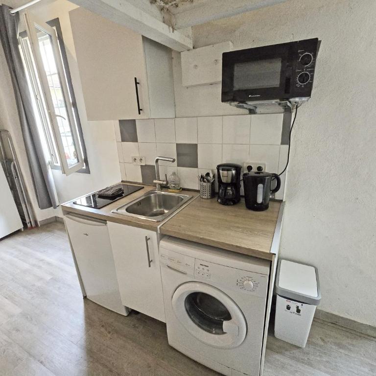 GregBnb - Studio Mezzanine - CLIMATISÉ - 15min Gare - Estudio - 2 niveles - 7