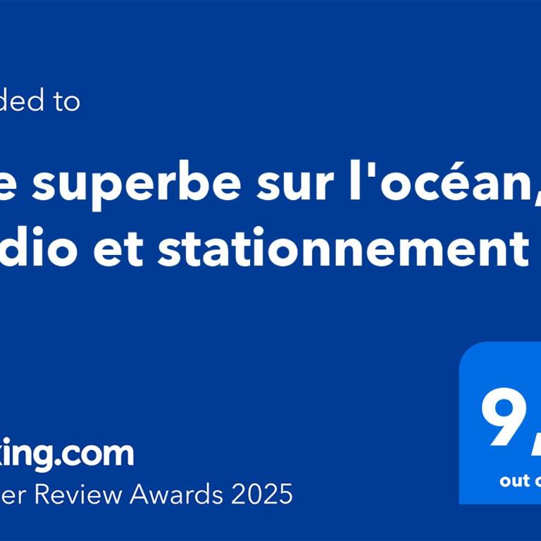 Vue superbe sur l'océan, studio et stationnement - Appartement 1 Chambre - 17