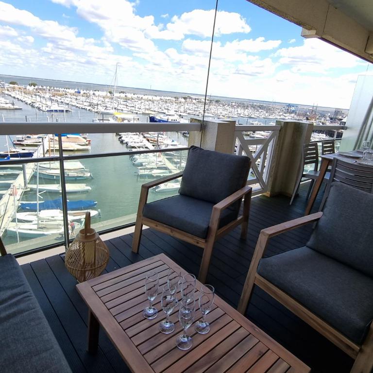Face à la mer en première ligne pour 6 personnes avec Ménage Linge et Wifi - Appartement 3 Chambres - 6