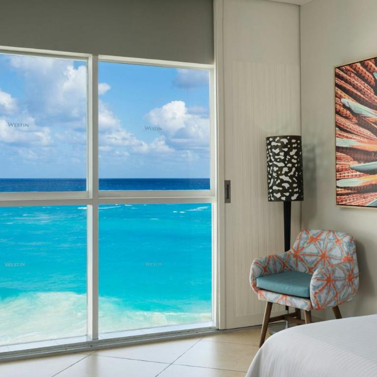 The Westin Cancun Resort & Spa - Habitación con cama extragrande y vistas al mar - 2