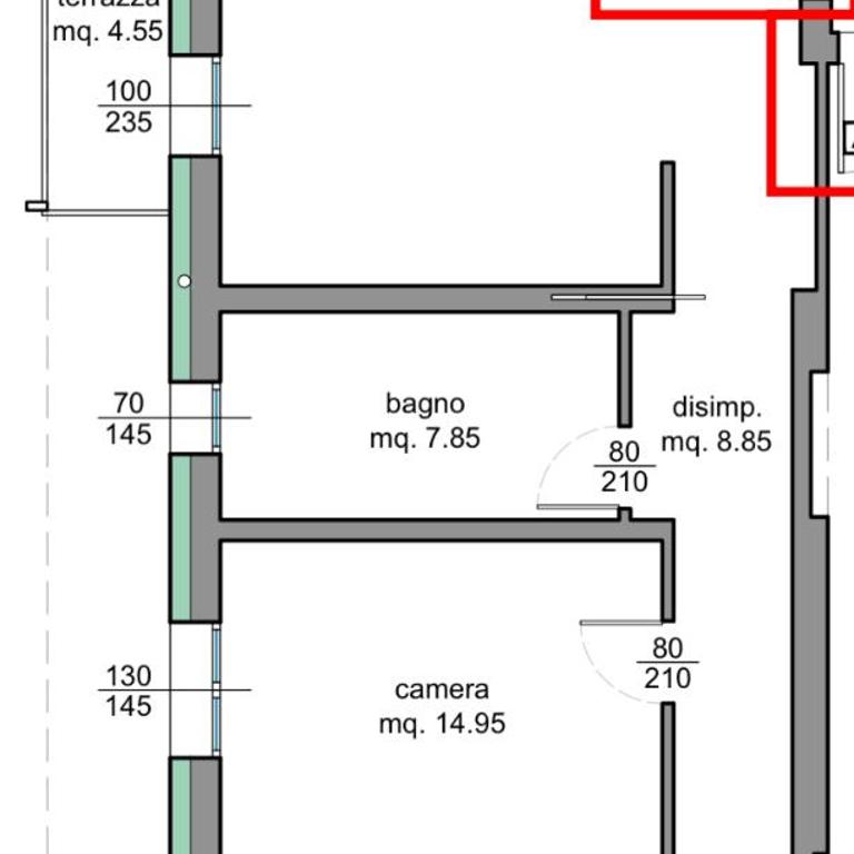 Francesco & Giulia - attico n 11 Treviso Stazione - Two-Bedroom Apartment with Terrace - 40