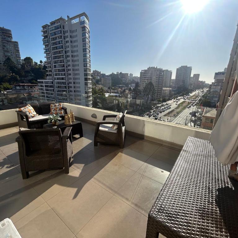 VISTAS INIGUALABLES EN CENTRO DE VIÑA, todo el año!! - Apartamento de 1 dormitorio - 30