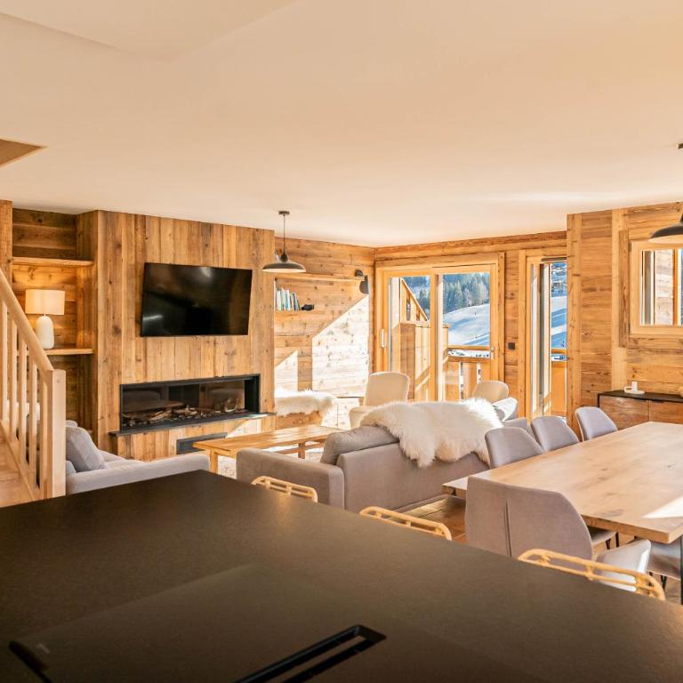 Duplex Pen Men - LES GETS, proche du centre, jacuzzi, superbe vue - Apartment - 7