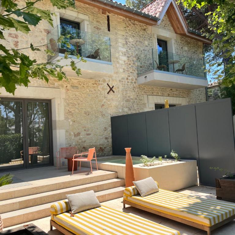 La Maison Verchant - Chambres d'hôtes - Doppelzimmer mit Terrasse - 4
