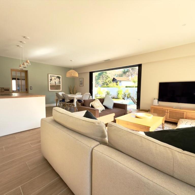 Sublime maison de vacances piscine au cœur des pins, proche plage - Casa con 3 Camere da Letto - 10