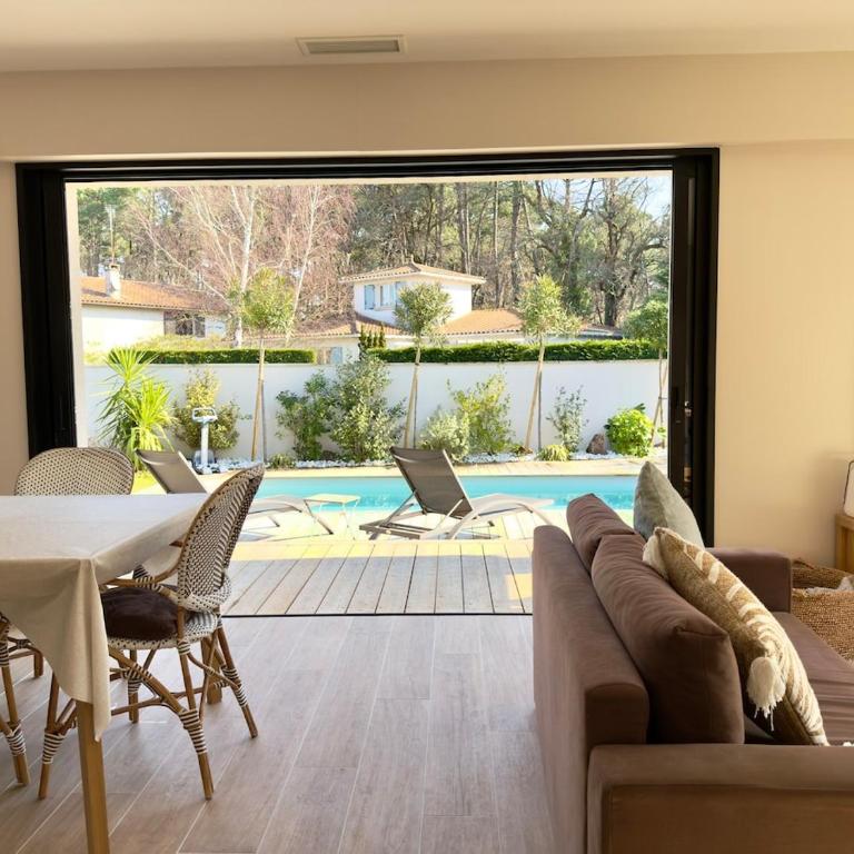 Sublime maison de vacances piscine au cœur des pins, proche plage - Casa con 3 Camere da Letto - 11