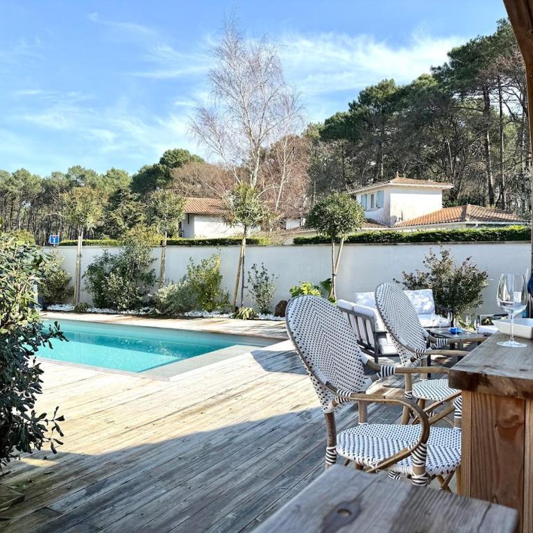 Sublime maison de vacances piscine au cœur des pins, proche plage - Casa con 3 Camere da Letto - 2