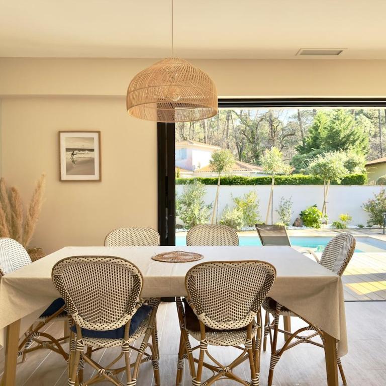 Sublime maison de vacances piscine au cœur des pins, proche plage - Casa con 3 Camere da Letto - 22