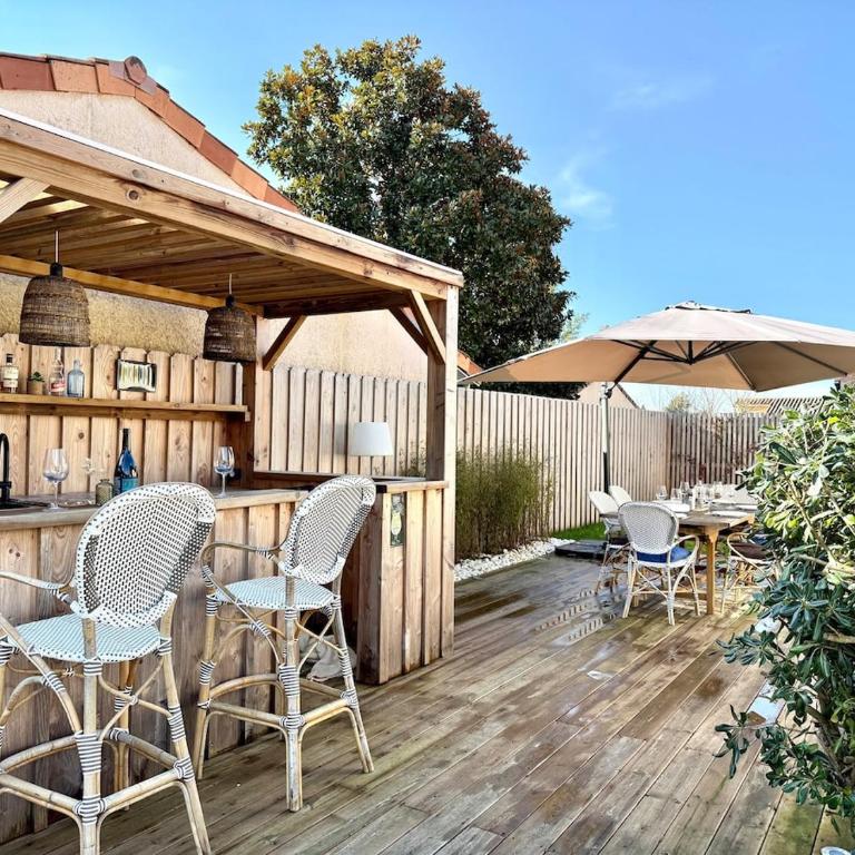 Sublime maison de vacances piscine au cœur des pins, proche plage - Casa con 3 Camere da Letto - 25