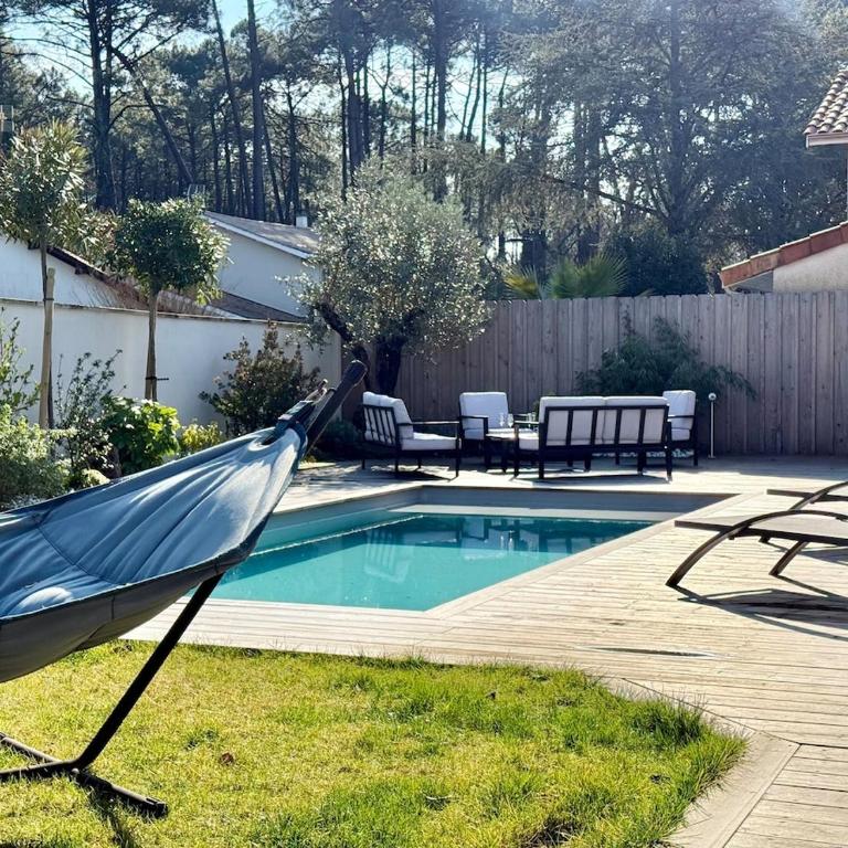Sublime maison de vacances piscine au cœur des pins, proche plage - Casa con 3 Camere da Letto - 3