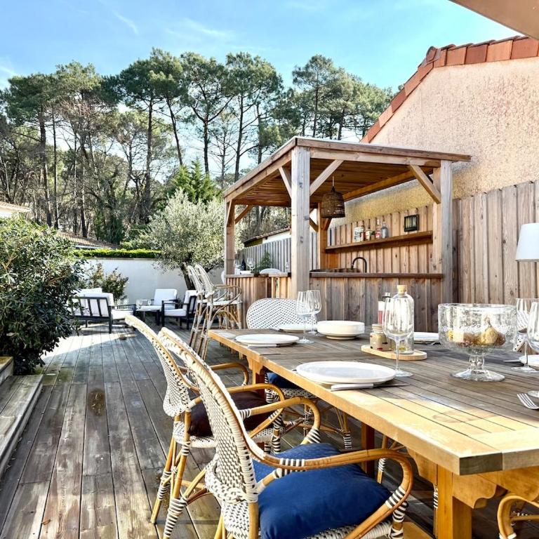 Sublime maison de vacances piscine au cœur des pins, proche plage - Casa con 3 Camere da Letto - 27