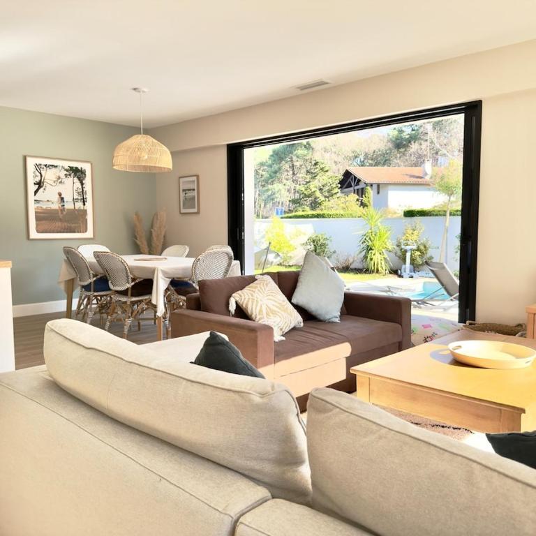 Sublime maison de vacances piscine au cœur des pins, proche plage - Casa con 3 Camere da Letto - 29