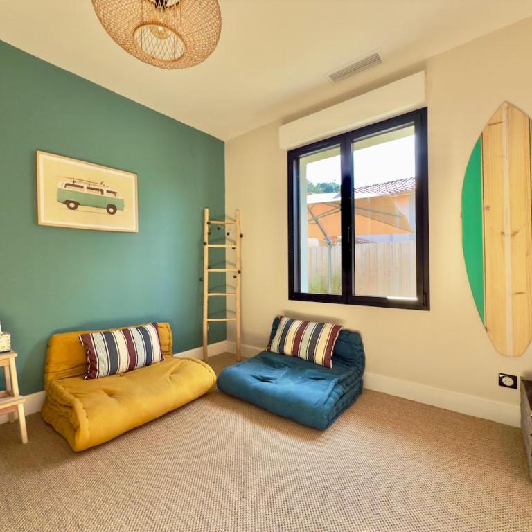 Sublime maison de vacances piscine au cœur des pins, proche plage - Casa con 3 Camere da Letto - 34