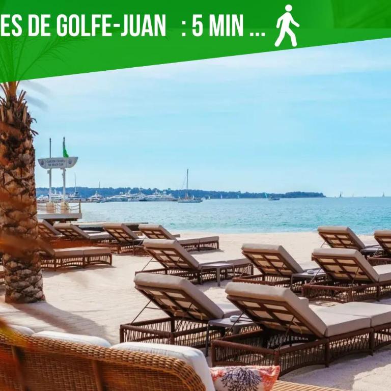 L'Escapade Bord de Mer - 3 Pieces - GOLFE JUAN - Appartement 2 Chambres de Luxe avec Vue sur le Jardin - 23