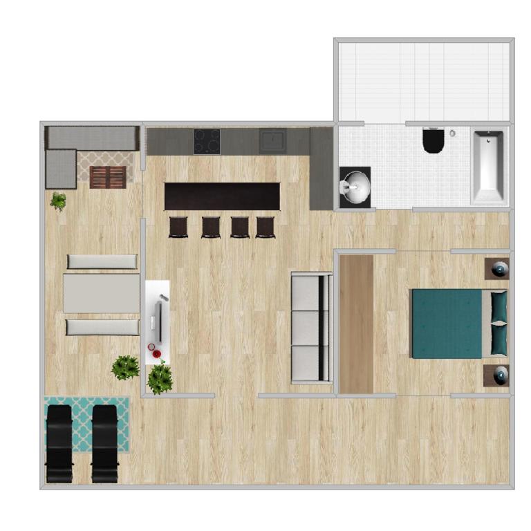Designer Penthouse in St Johannes, toller Ausblick über den Dächern Nürnbergs - Appartamento con 1 Camera da Letto - 19