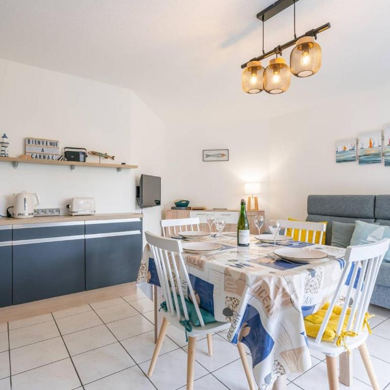 Carnac: Charmant 2 Pièces avec Parking près des Plages - FR-1-477-214 - Apartment - 8