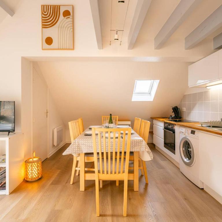 Carnac : Appartement 3 pièces avec mezzanine et parking pour 6 pers. - FR-1-477-250 - Appartement - 7