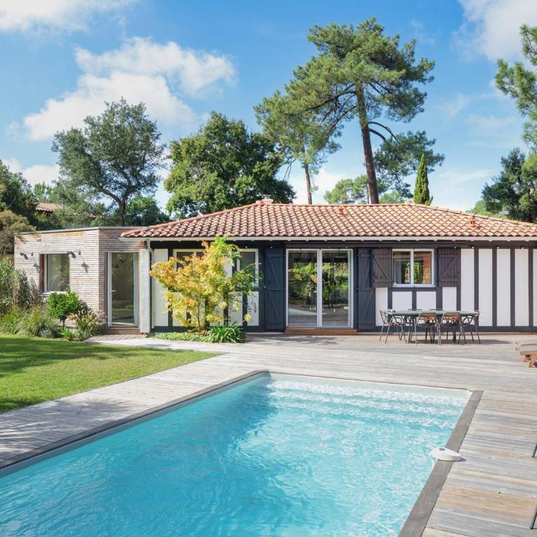 Villa avec piscine chauffée, jardin exotique, au calme proche plages et commerces, Capbreton - FR-1-791-17 - Villa - 20