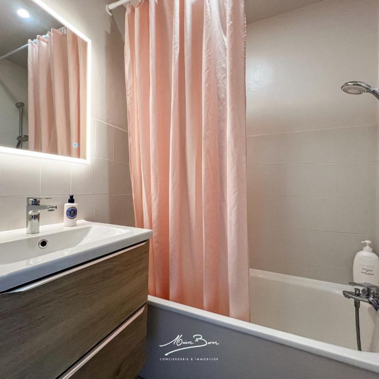 Studio lumineux 4 couchages avec terrasse à 500m de la plage, parking gratuit - Appartamento con 1 Camera da Letto - 4