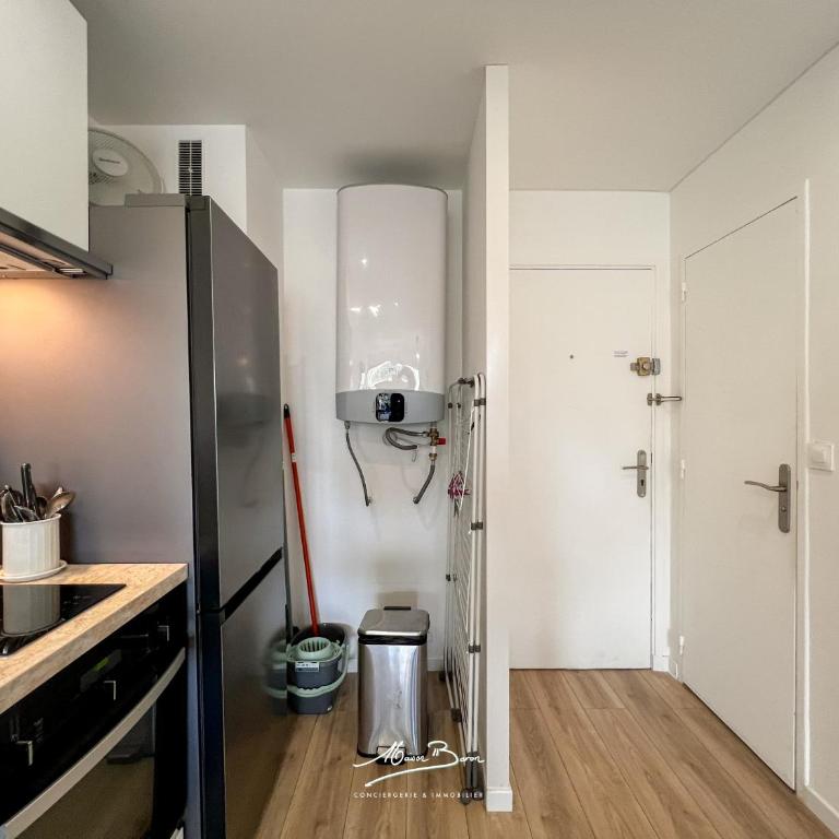 Studio lumineux 4 couchages avec terrasse à 500m de la plage, parking gratuit - Appartamento con 1 Camera da Letto - 16