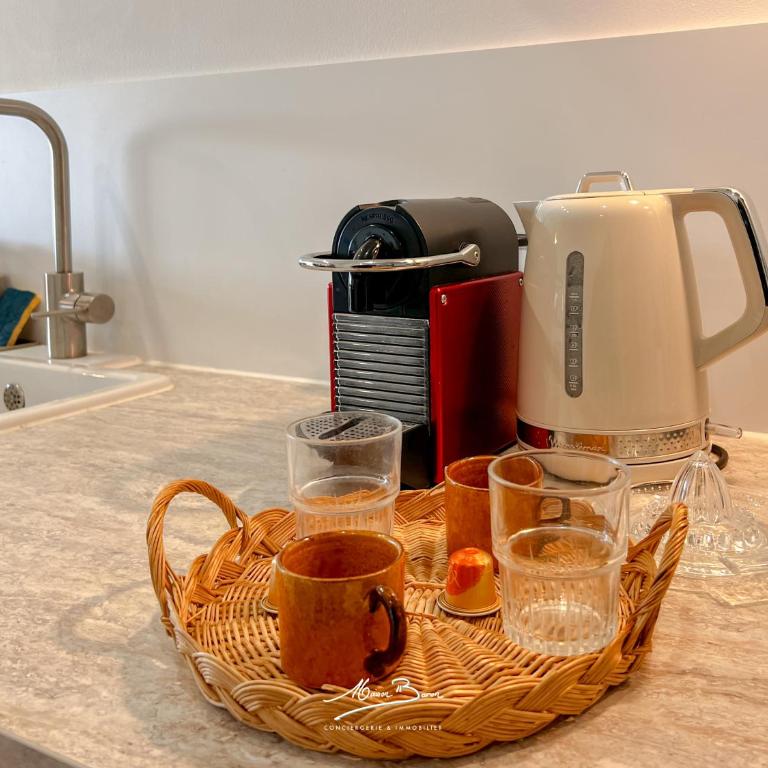 Studio lumineux 4 couchages avec terrasse à 500m de la plage, parking gratuit - Appartamento con 1 Camera da Letto - 15