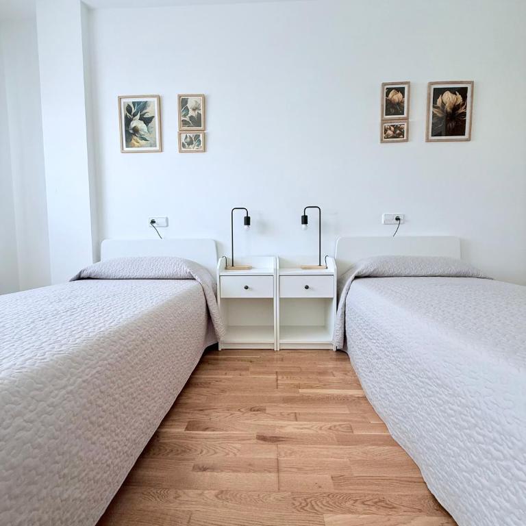 Piso A Revolta II - A Lanzada Sanxenxo - Apartment mit 2 Schlafzimmern, Terrasse und Meerblick - 14