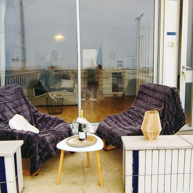 Face Mer Parking 4 personnes wifi - One-Bedroom Apartment - 11