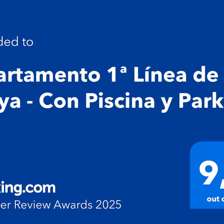 Apartamento 1ª Línea de Playa - Con Piscina y Parking - Apartamento de 2 dormitorios - 2