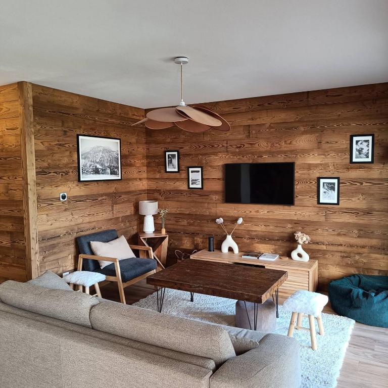 Le Polaris à 7mn à pieds des pistes - 100m2 garage - Appartement avec Vue sur la Montagne - 1